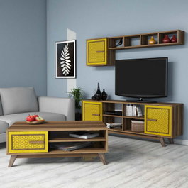 Hanah Home Ayla - Nogal y Amarillo